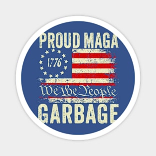 Proud Maga Garbage Magnet
